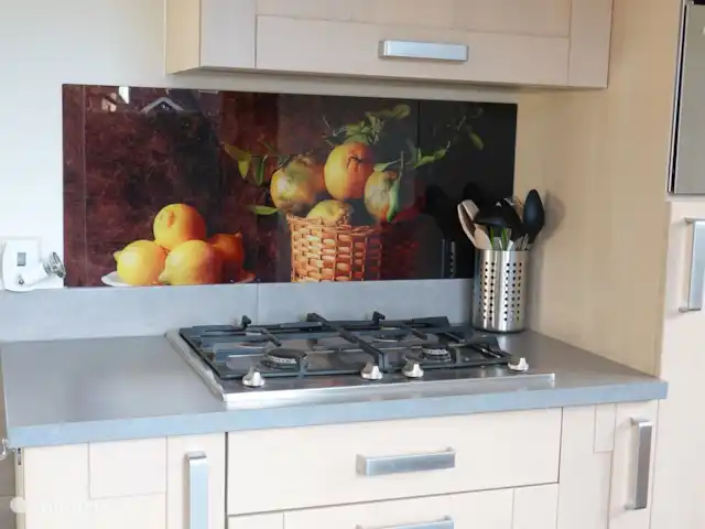 Een gasfornuis om lekker zelf te koken.